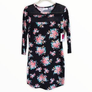 BOBBIE BROOKS FLORAL DRESS SZ S
